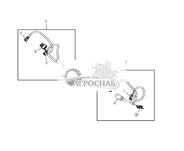 Разъемы жгутов проводов ходовых фар  указателей поворота - ST851529 177.jpg
